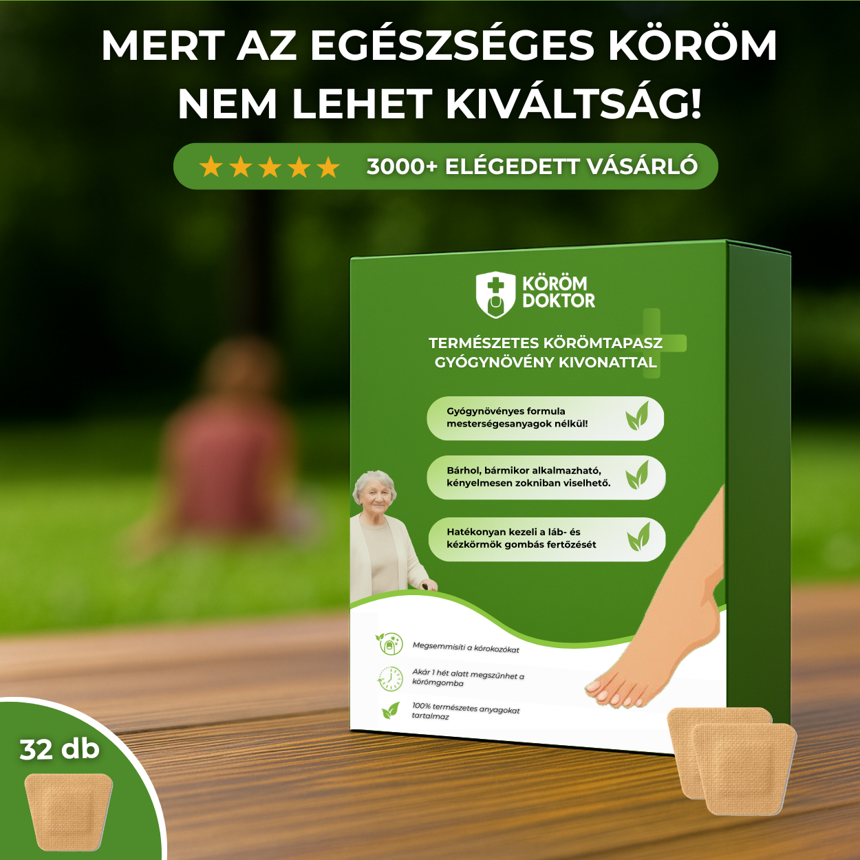 Körömgomba Elleni Tapasz