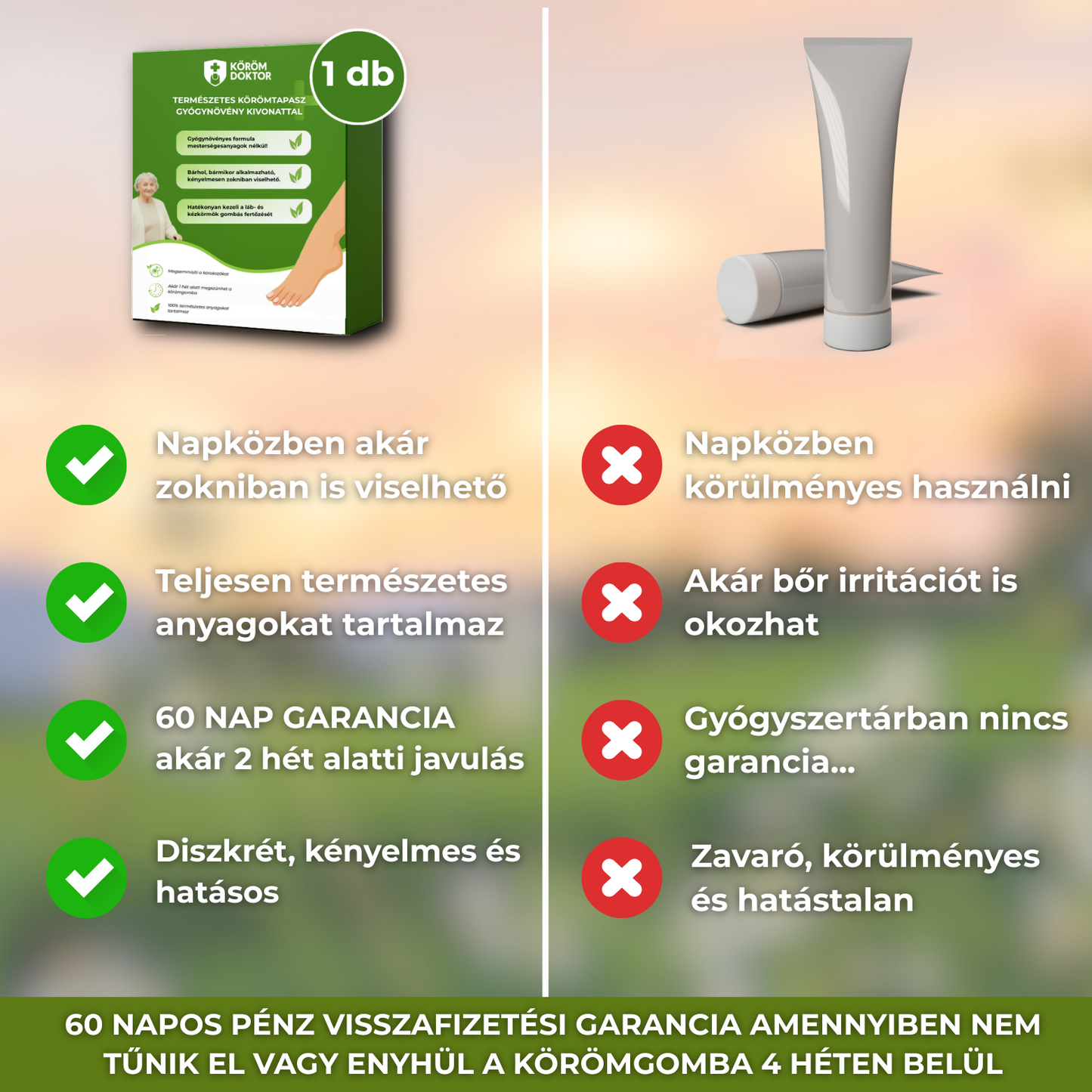 Körömgomba Elleni Tapasz